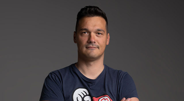 Headshot of Videographer creative studio