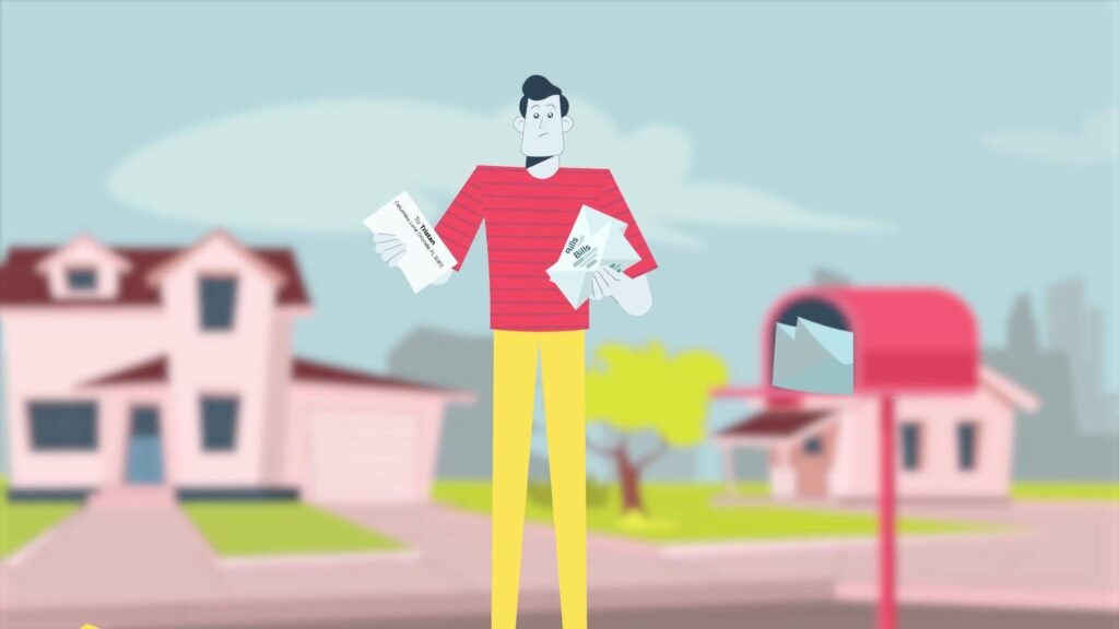 Animated explainer video, screenshot from a video for DME Delivers
